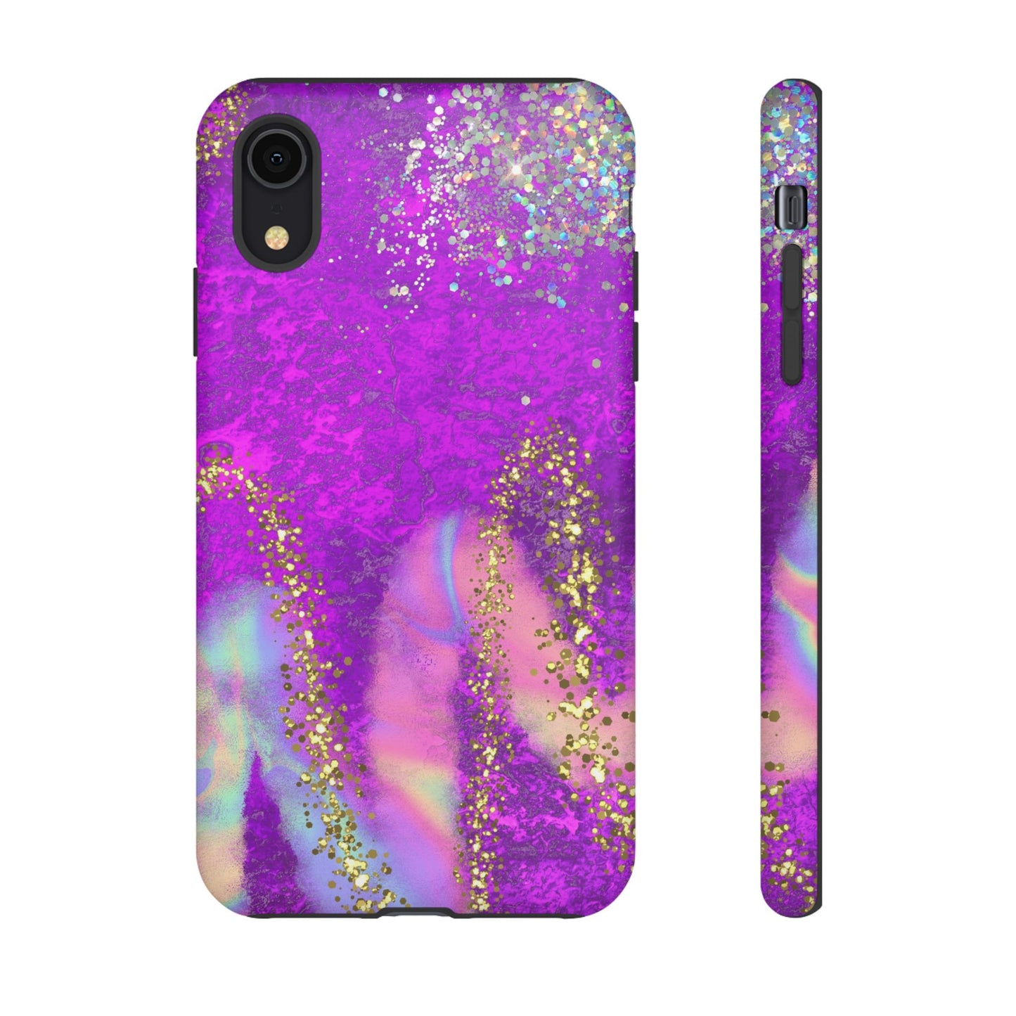 Purple galaxy swirl Iphone/Galaxy  Tough Case