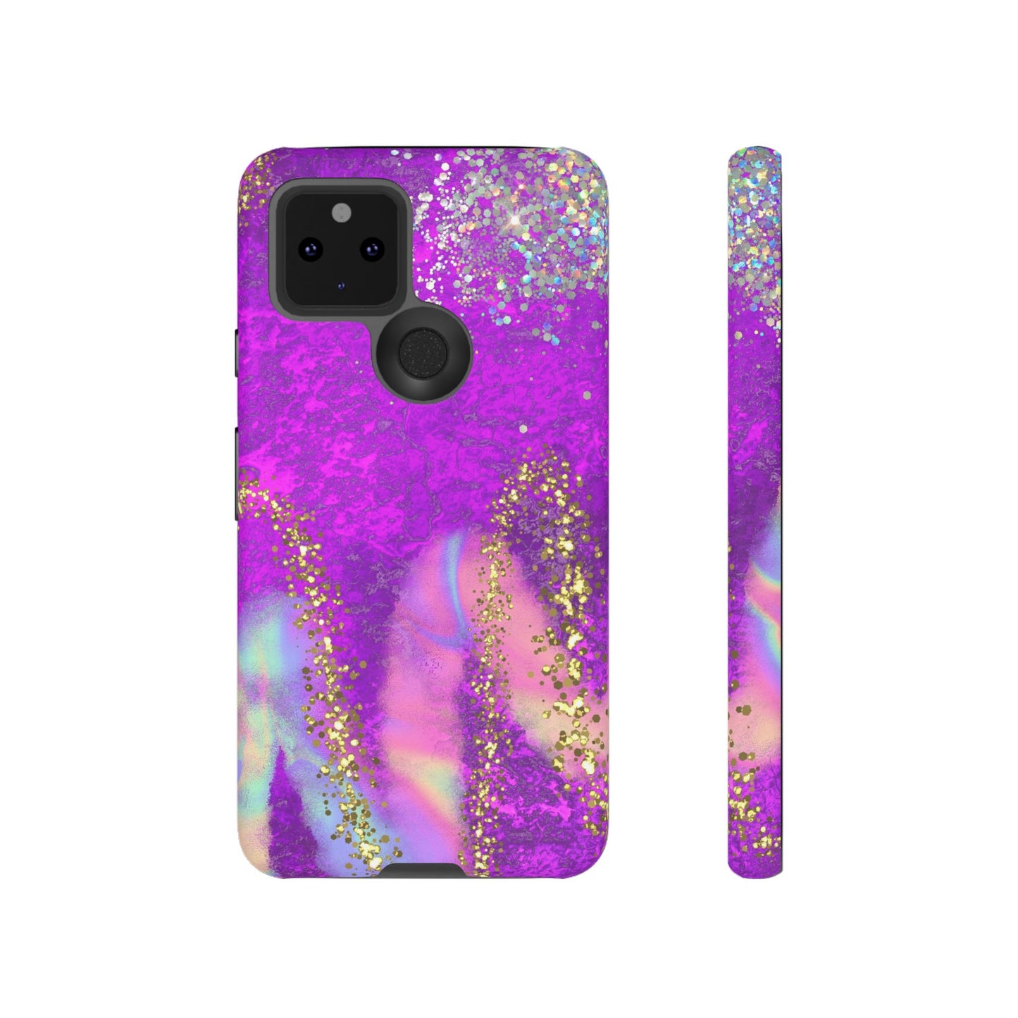 Purple galaxy swirl Iphone/Galaxy  Tough Case