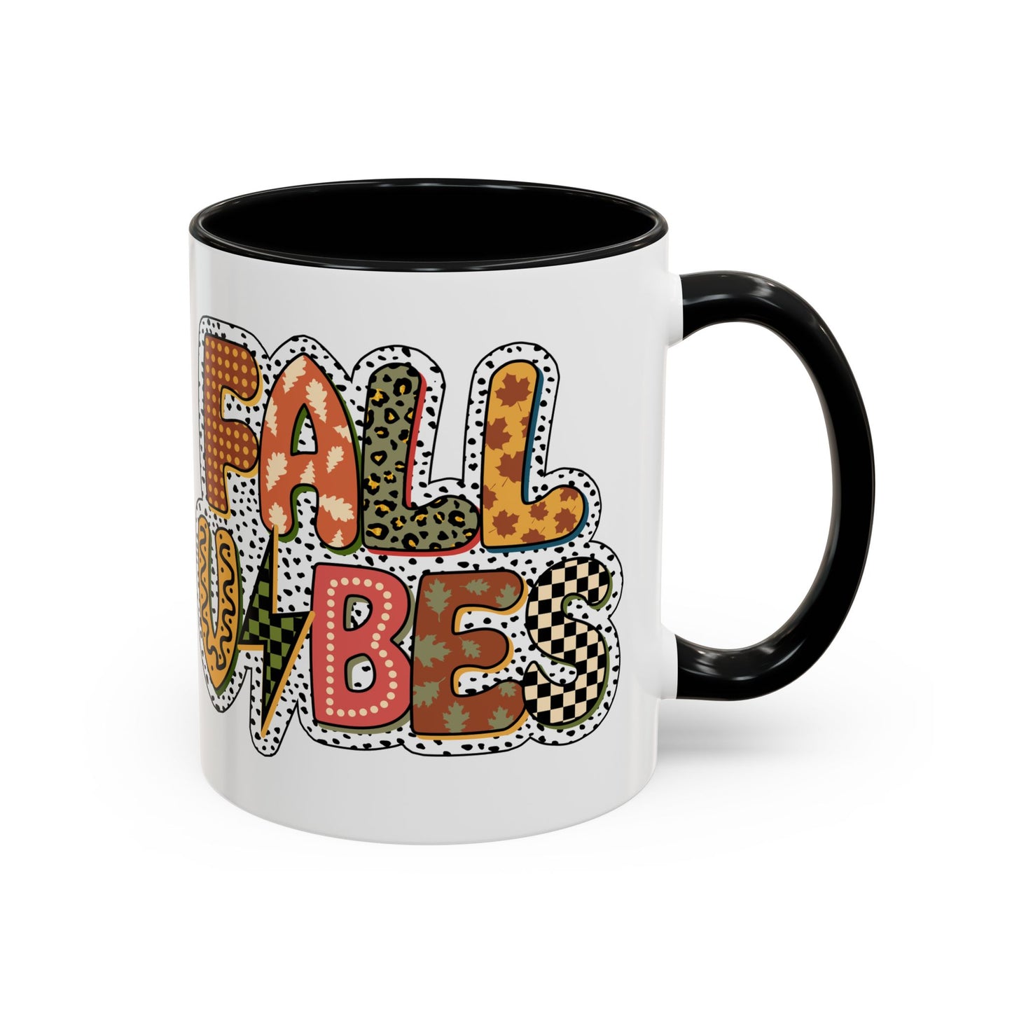 Fall Vibes Cute Accent Coffee Mug (11, 15oz)