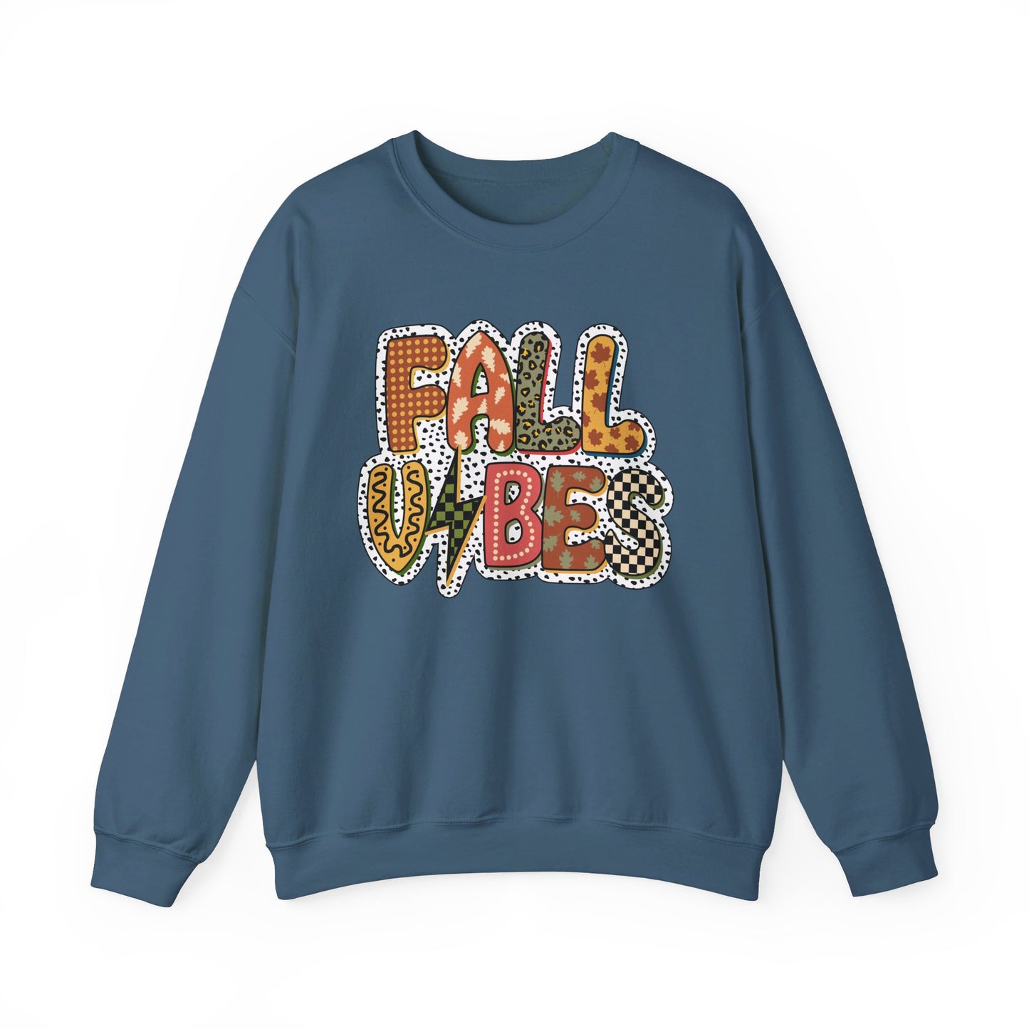 Fall Vibes , Halloween Sweatshirt, Fall Sweatshirt, Fall Time Sweatshirt, Fall Leopard Sweater and Hoodie