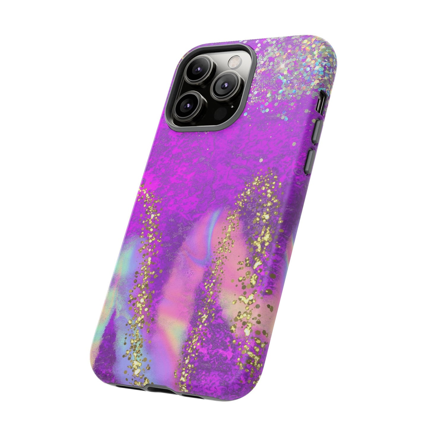 Purple galaxy swirl Iphone/Galaxy  Tough Case