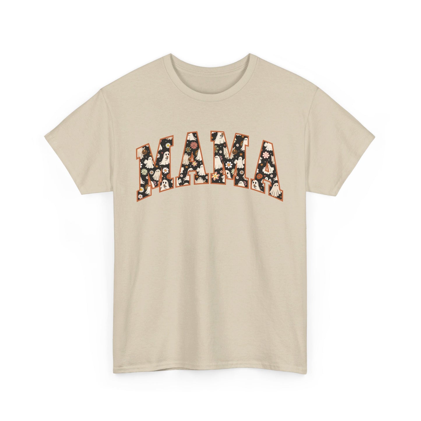 Mama Halloween fall T shirt cute  Cotton Tee