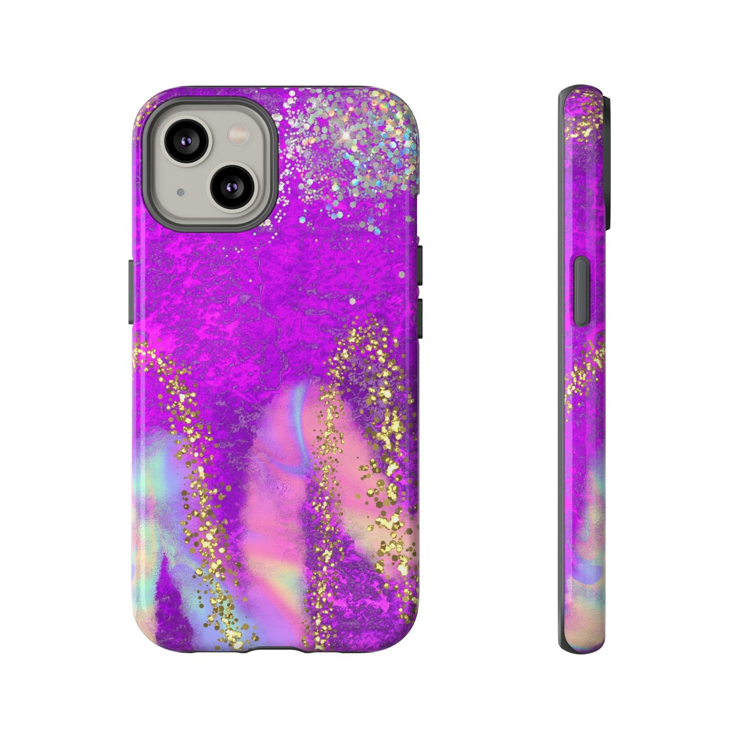 Purple galaxy swirl Iphone/Galaxy  Tough Case