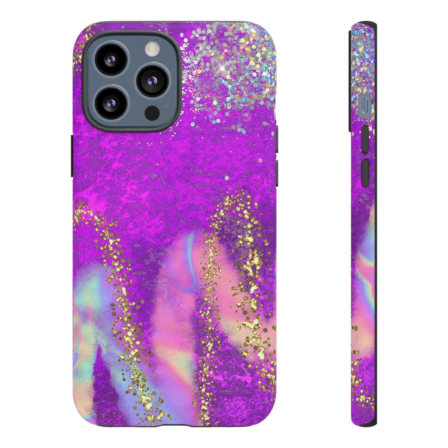 Purple galaxy swirl Iphone/Galaxy  Tough Case