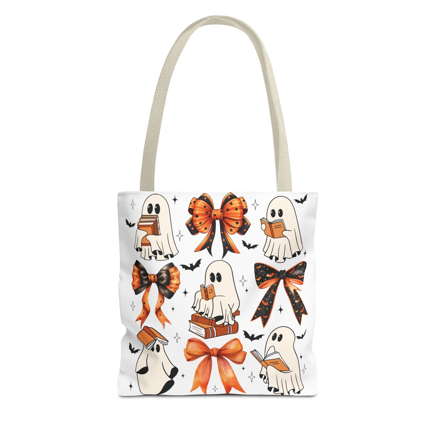 Cute ghosties and coquette bows Tote Bag (AOP)