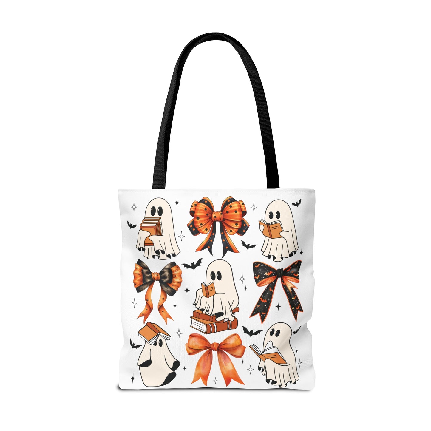 Cute ghosties and coquette bows Tote Bag (AOP)