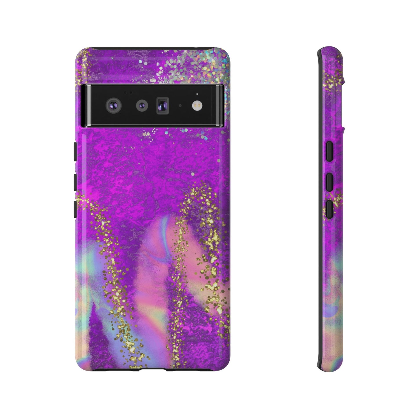 Purple galaxy swirl Iphone/Galaxy  Tough Case