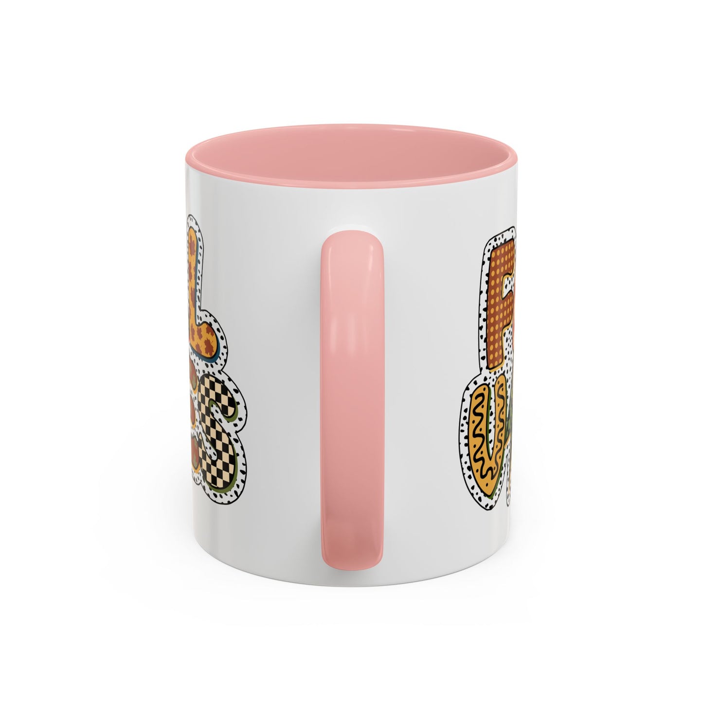 Fall Vibes Cute Accent Coffee Mug (11, 15oz)