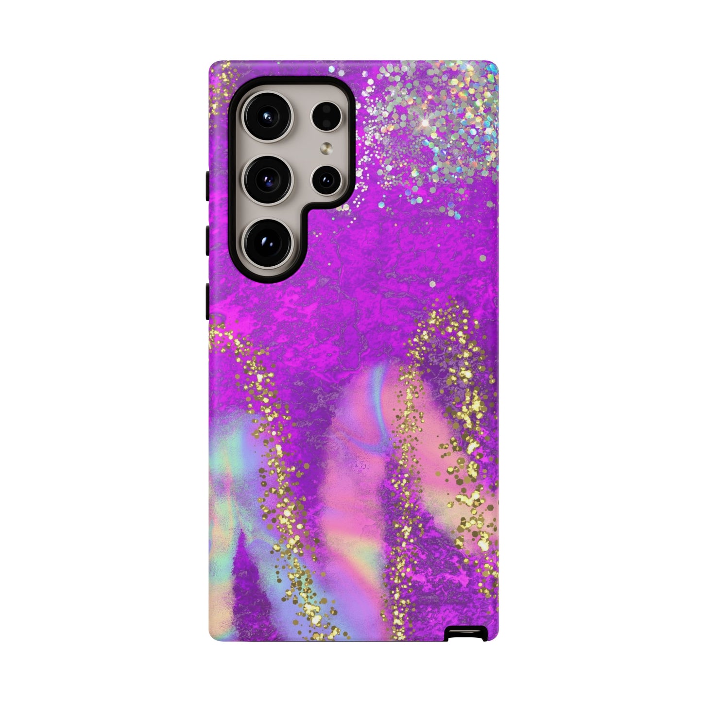 Purple galaxy swirl Iphone/Galaxy  Tough Case