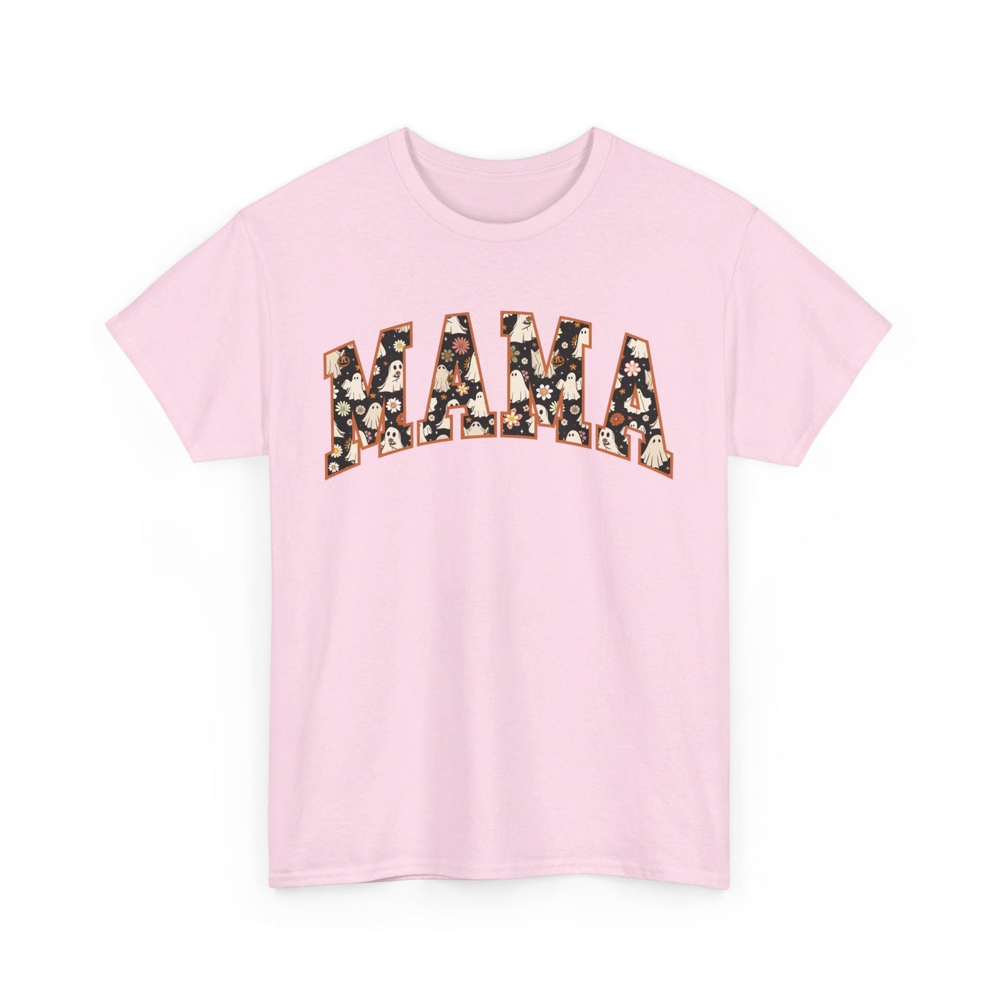 Mama Halloween fall T shirt cute  Cotton Tee