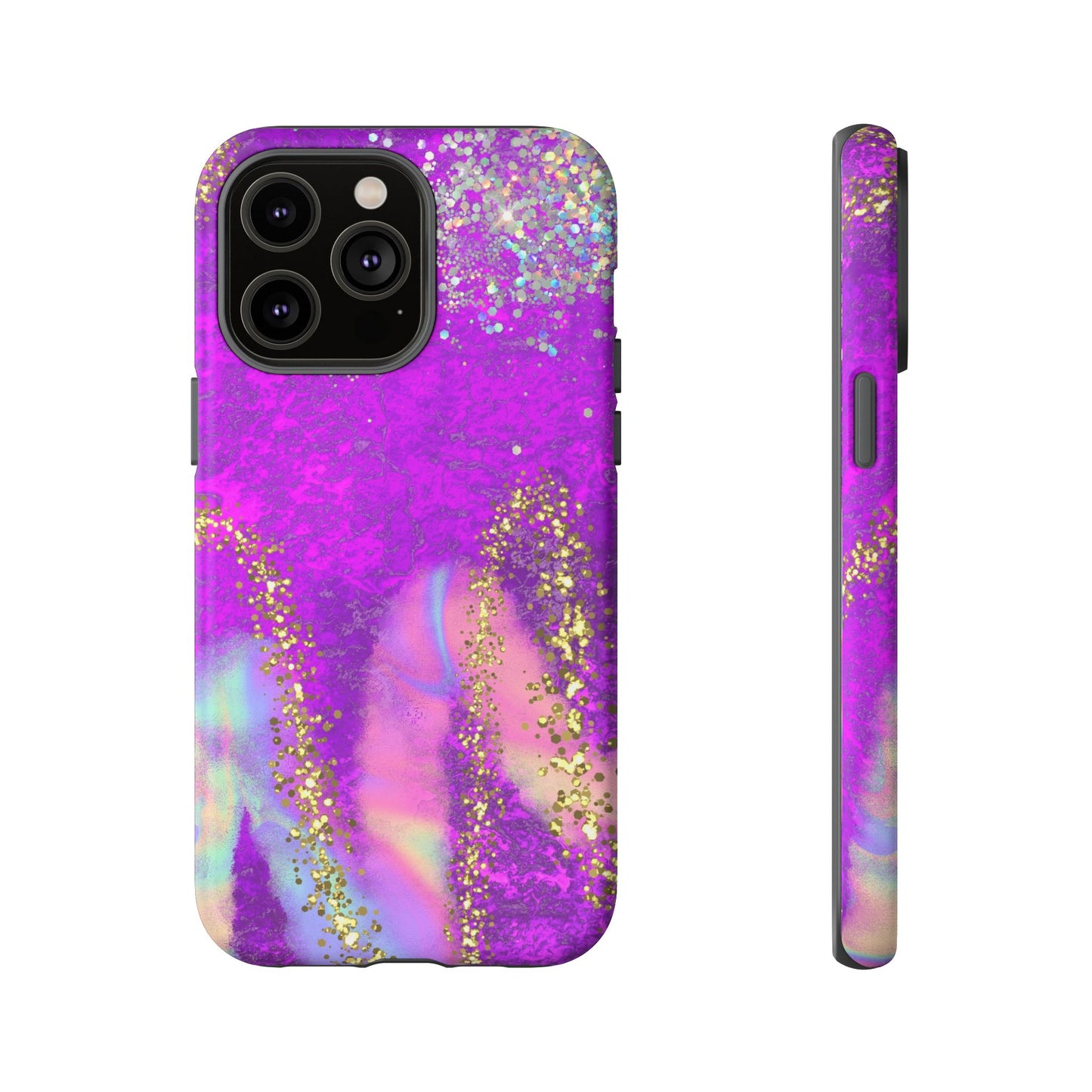 Purple galaxy swirl Iphone/Galaxy  Tough Case