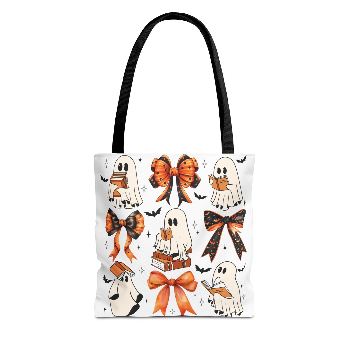 Cute ghosties and coquette bows Tote Bag (AOP)