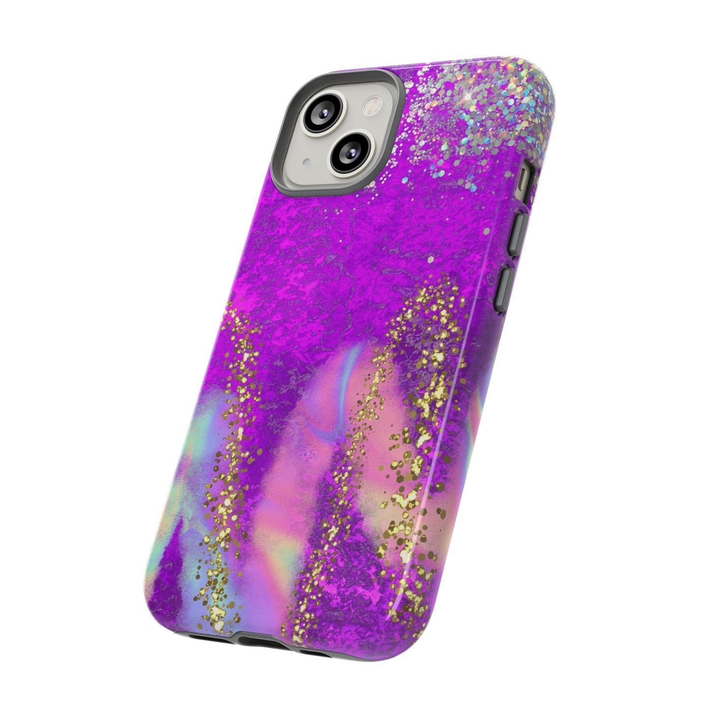 Purple galaxy swirl Iphone/Galaxy  Tough Case