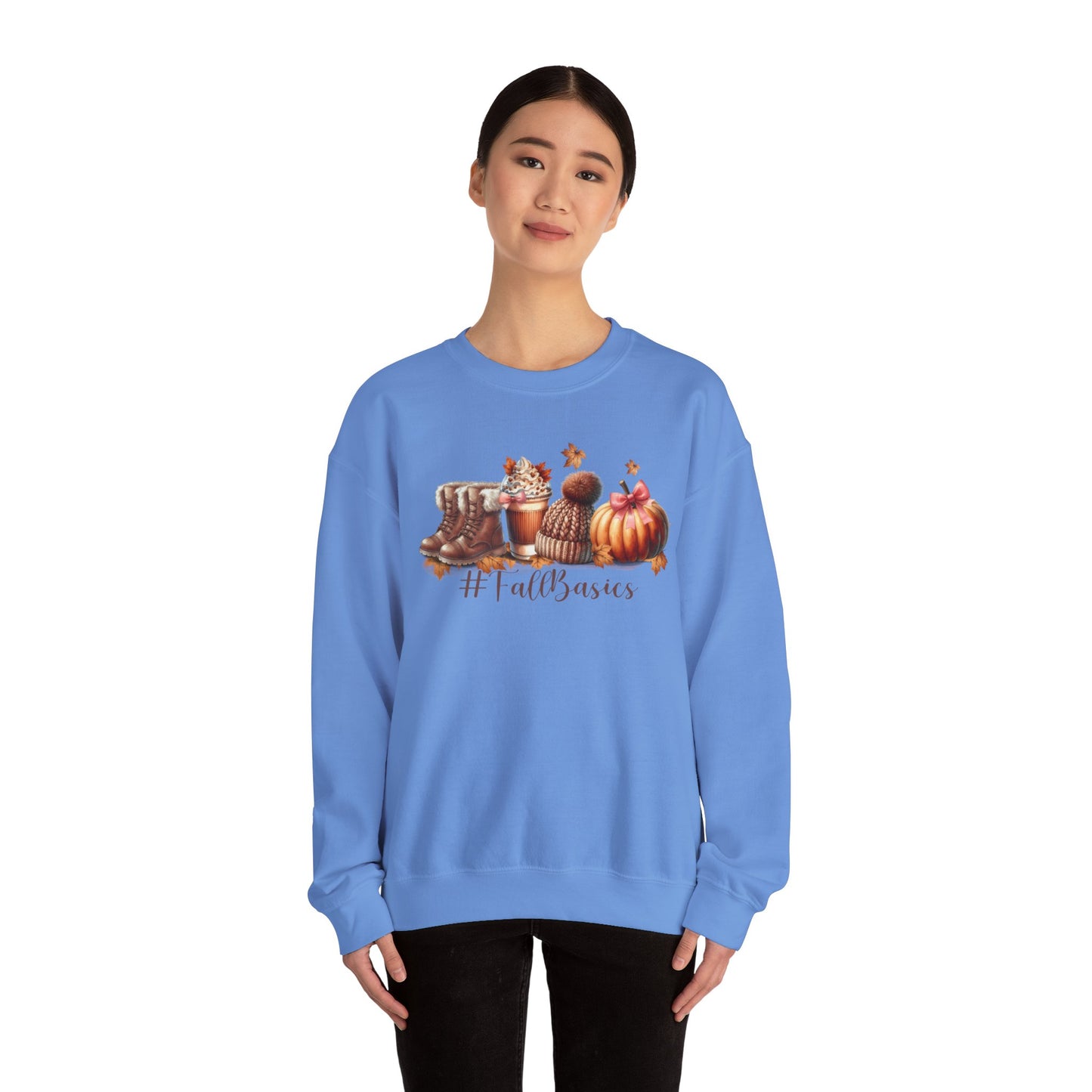 Fall basics Fall Vibes Sweatshirt - Sweater Weather - Fall Sweatshirt - Fall Crewneck - Comfy Sweatshirt - Football Sweatshirt