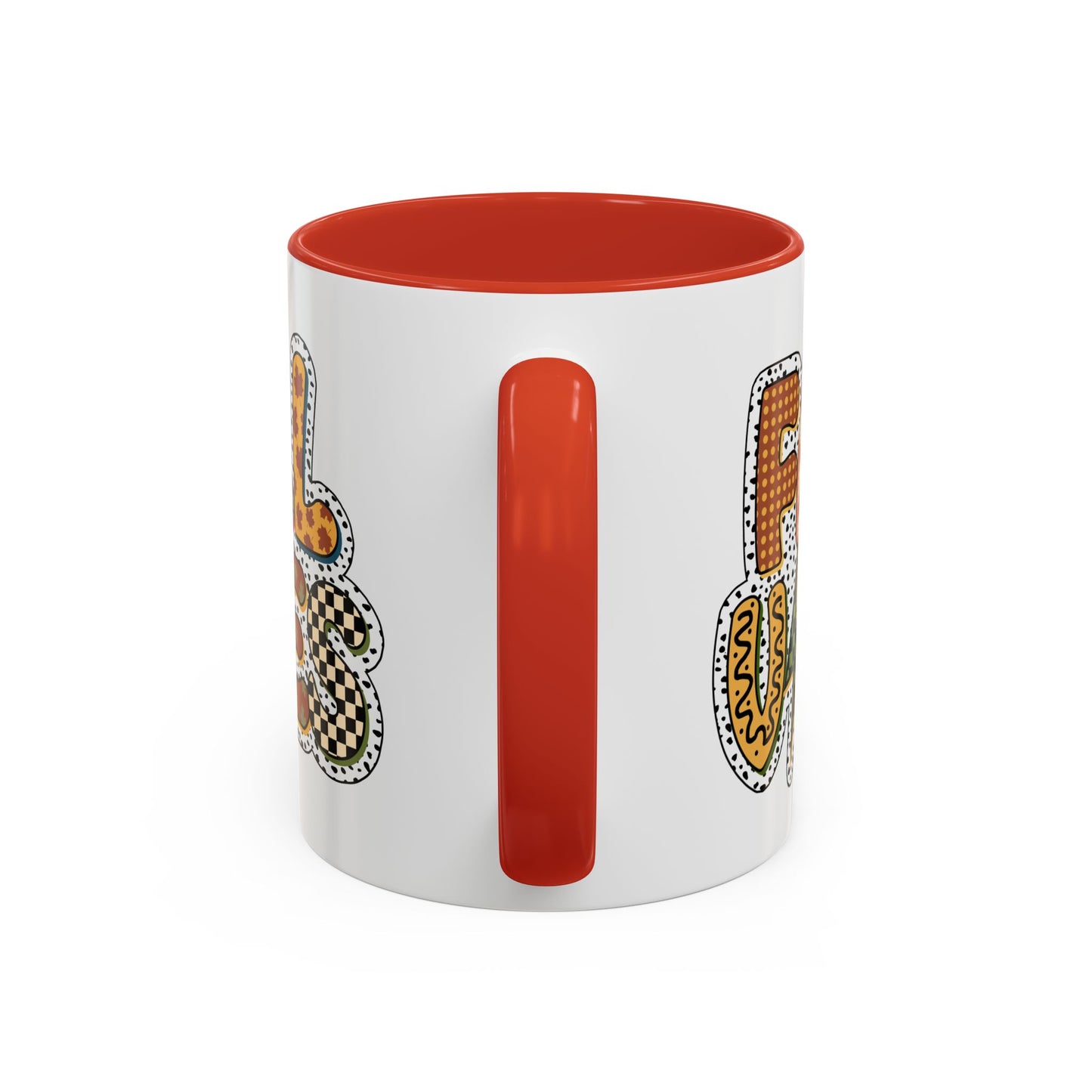 Fall Vibes Cute Accent Coffee Mug (11, 15oz)