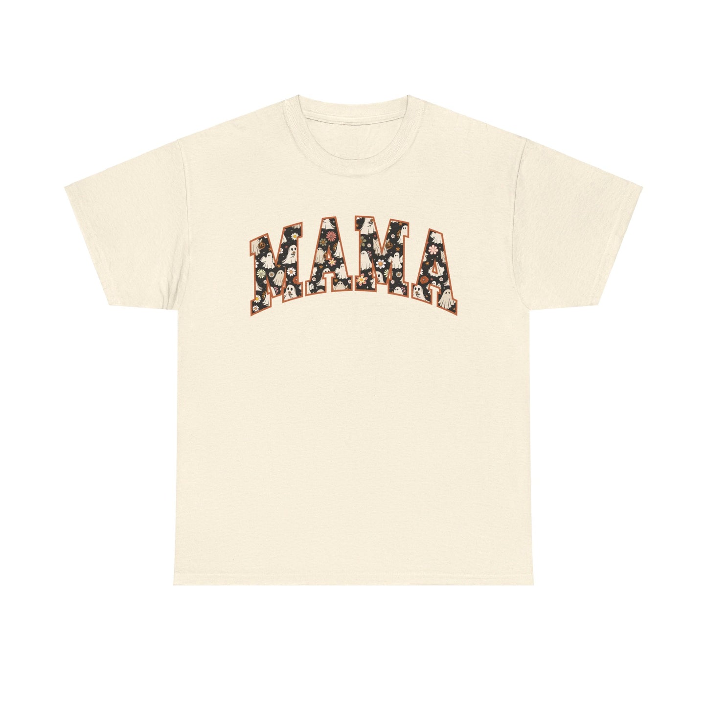 Mama Halloween fall T shirt cute  Cotton Tee