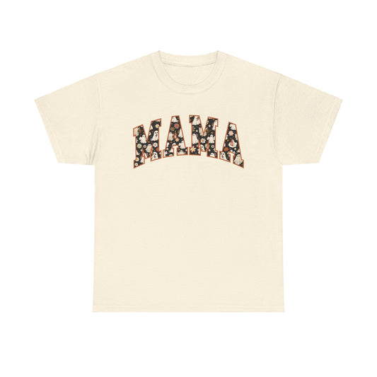 Mama Halloween fall T shirt cute  Cotton Tee