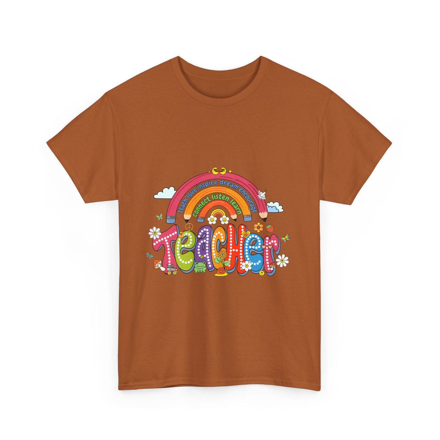 Teacher Rainbow Unisex Tee - Cute Design