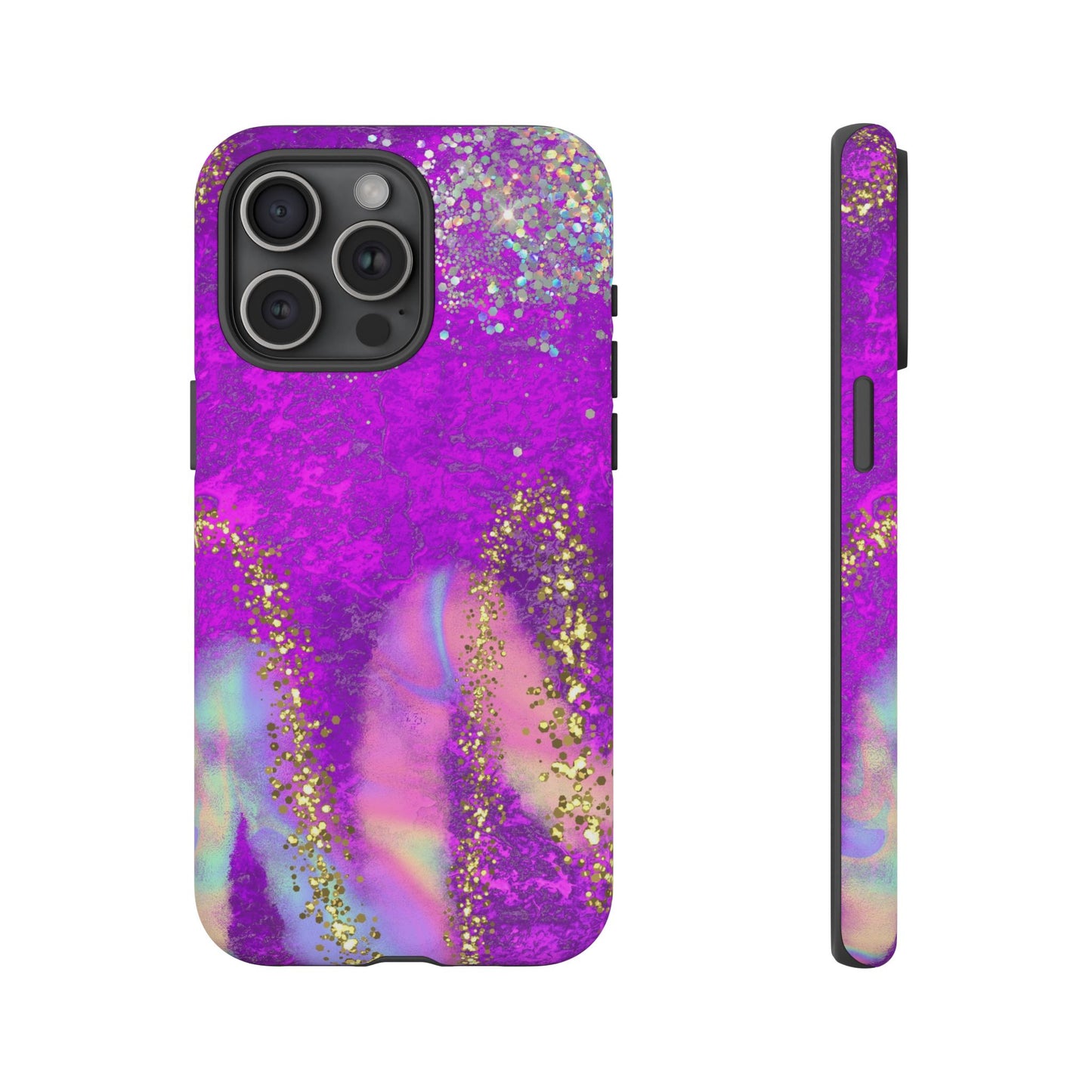 Purple galaxy swirl Iphone/Galaxy  Tough Case