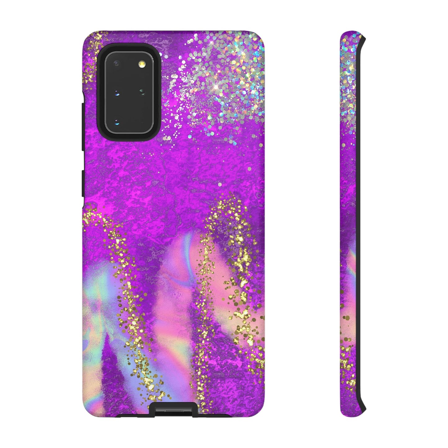 Purple galaxy swirl Iphone/Galaxy  Tough Case