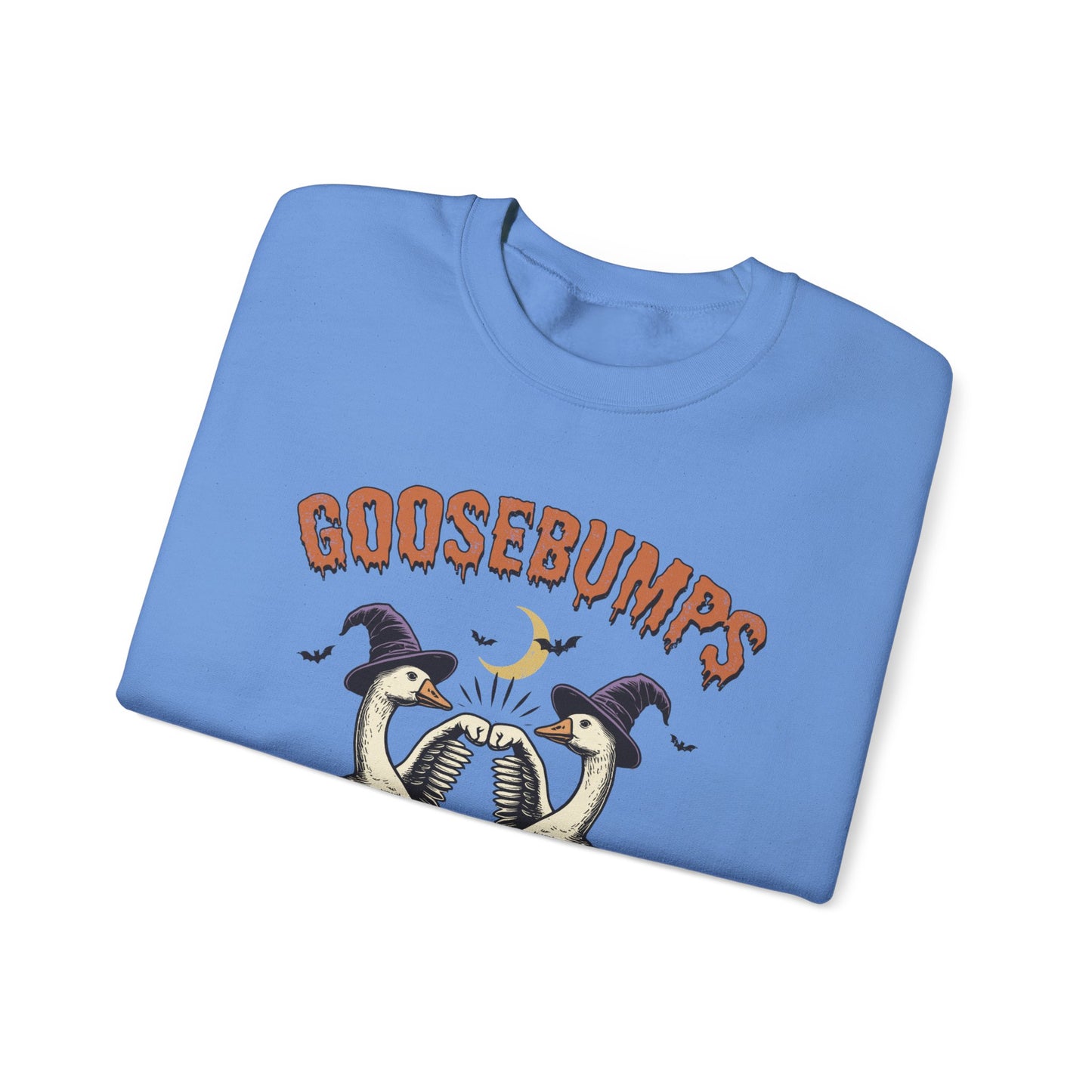 Goosebumps Halloween Sweatshirt, Funny Goose Lover, Halloween Cute Ghost Sweatshirt, Spooky Season Sweater, Halloween Gift, Halloween Shirt