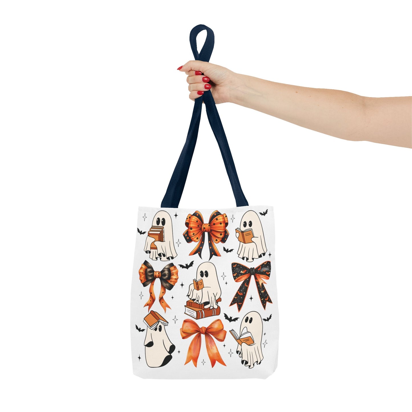 Cute ghosties and coquette bows Tote Bag (AOP)