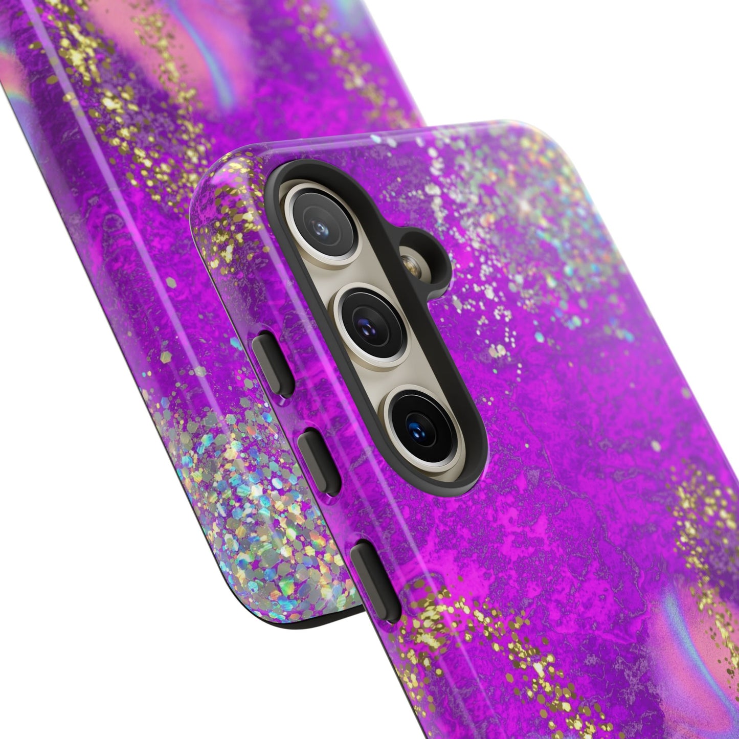 Purple galaxy swirl Iphone/Galaxy  Tough Case