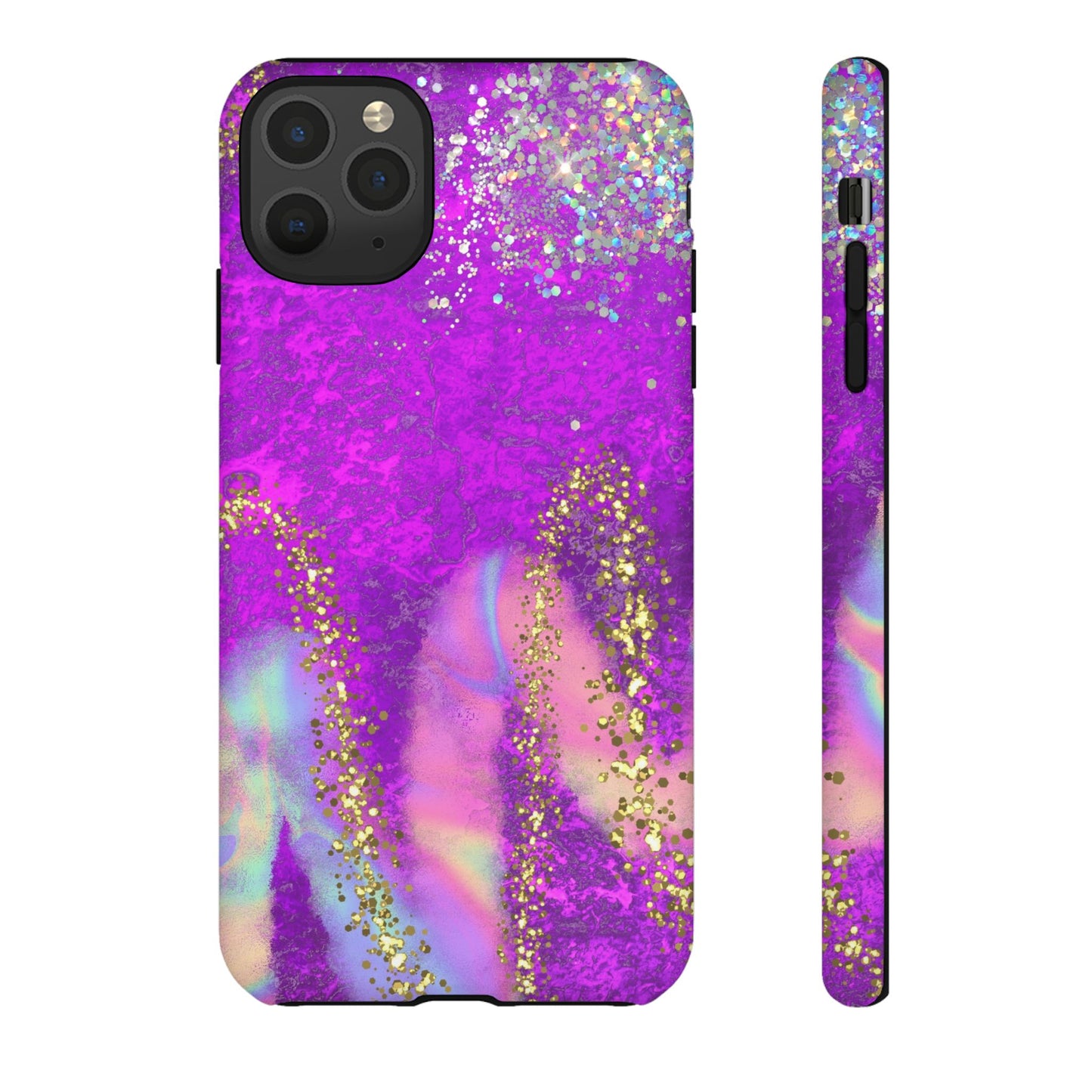 Purple galaxy swirl Iphone/Galaxy  Tough Case