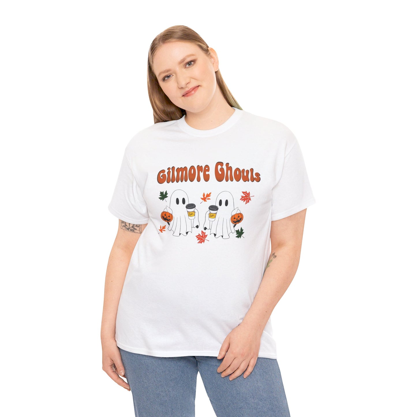 Gilmore ghouls cute Halloween T-shirt funny Unisex Heavy Cotton Tee