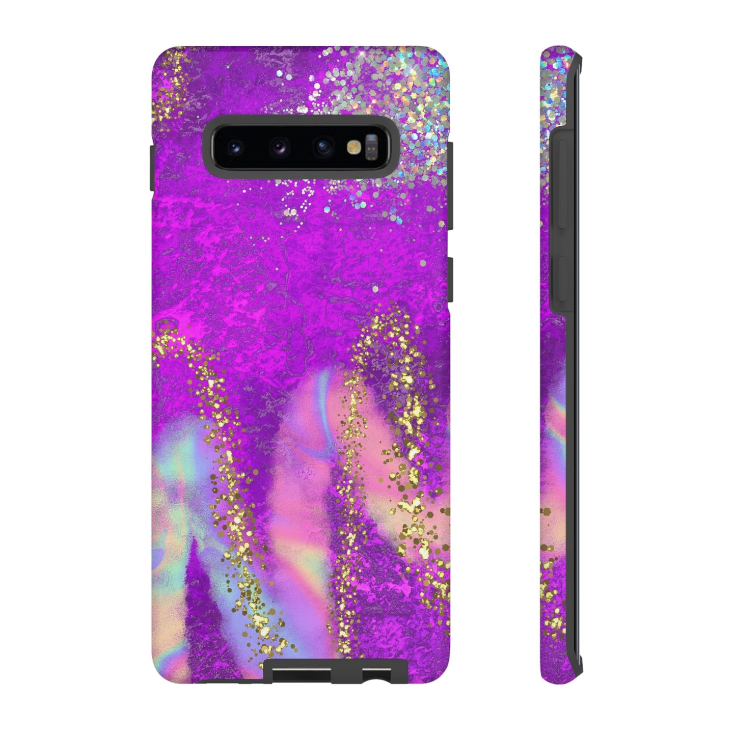 Purple galaxy swirl Iphone/Galaxy  Tough Case