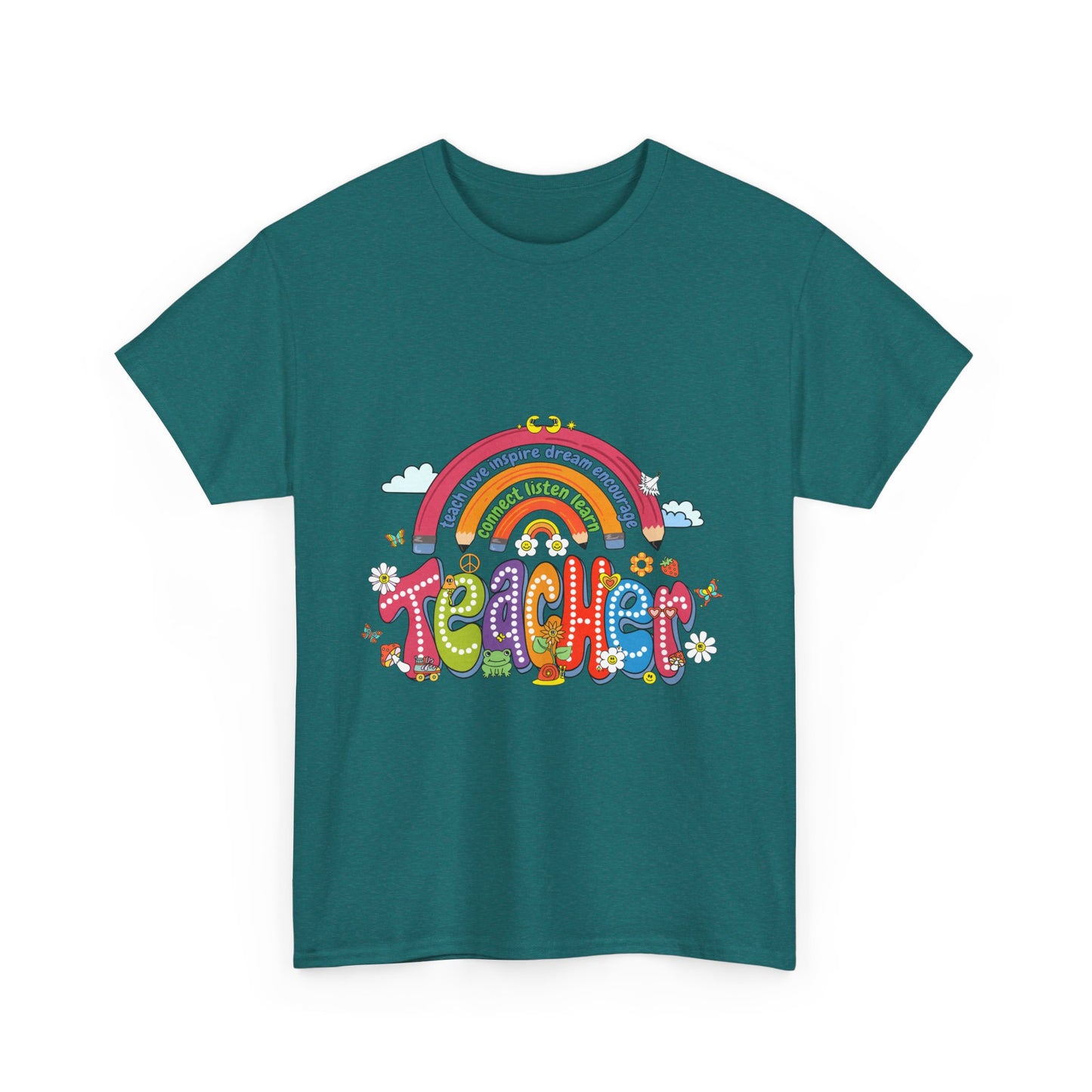 Teacher Rainbow Unisex Tee - Cute Design