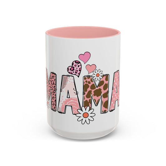 Mama Cute Accent Coffee Mug (11, 15oz)