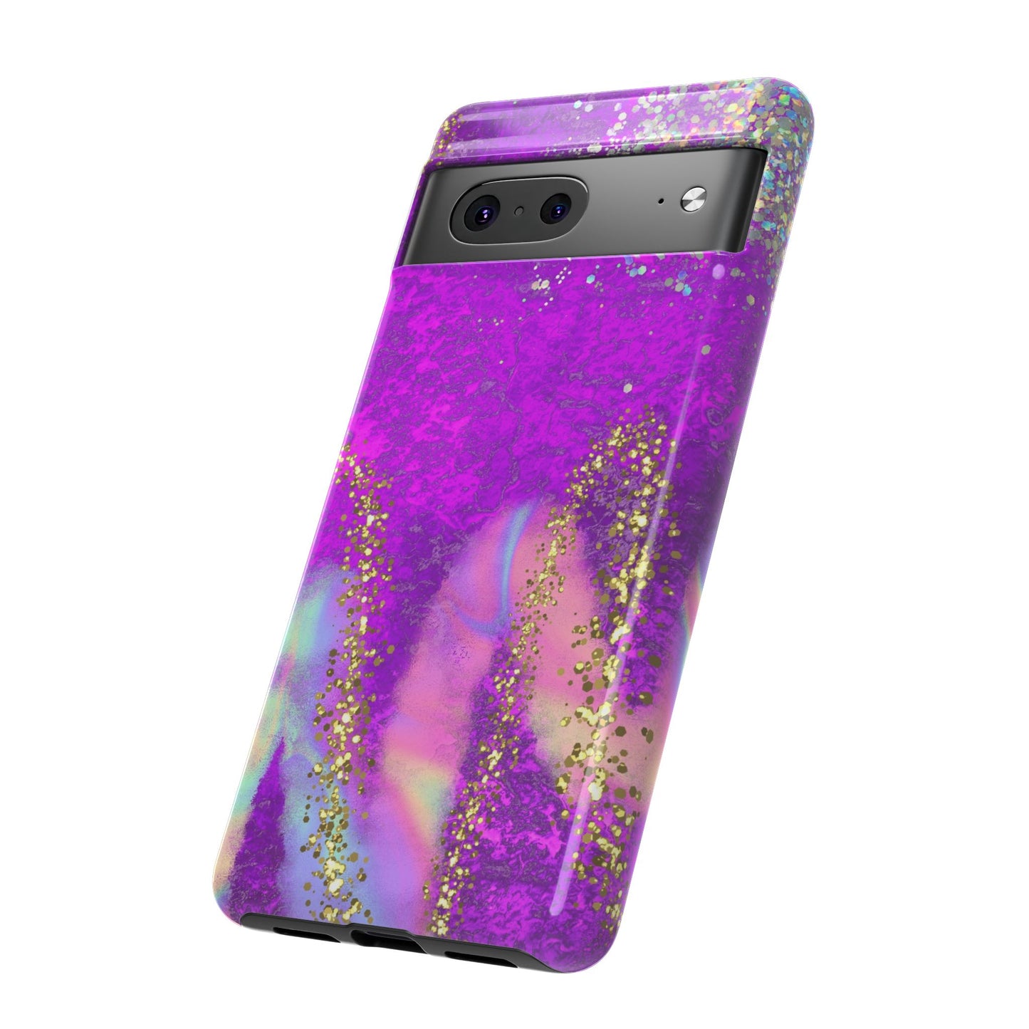 Purple galaxy swirl Iphone/Galaxy  Tough Case