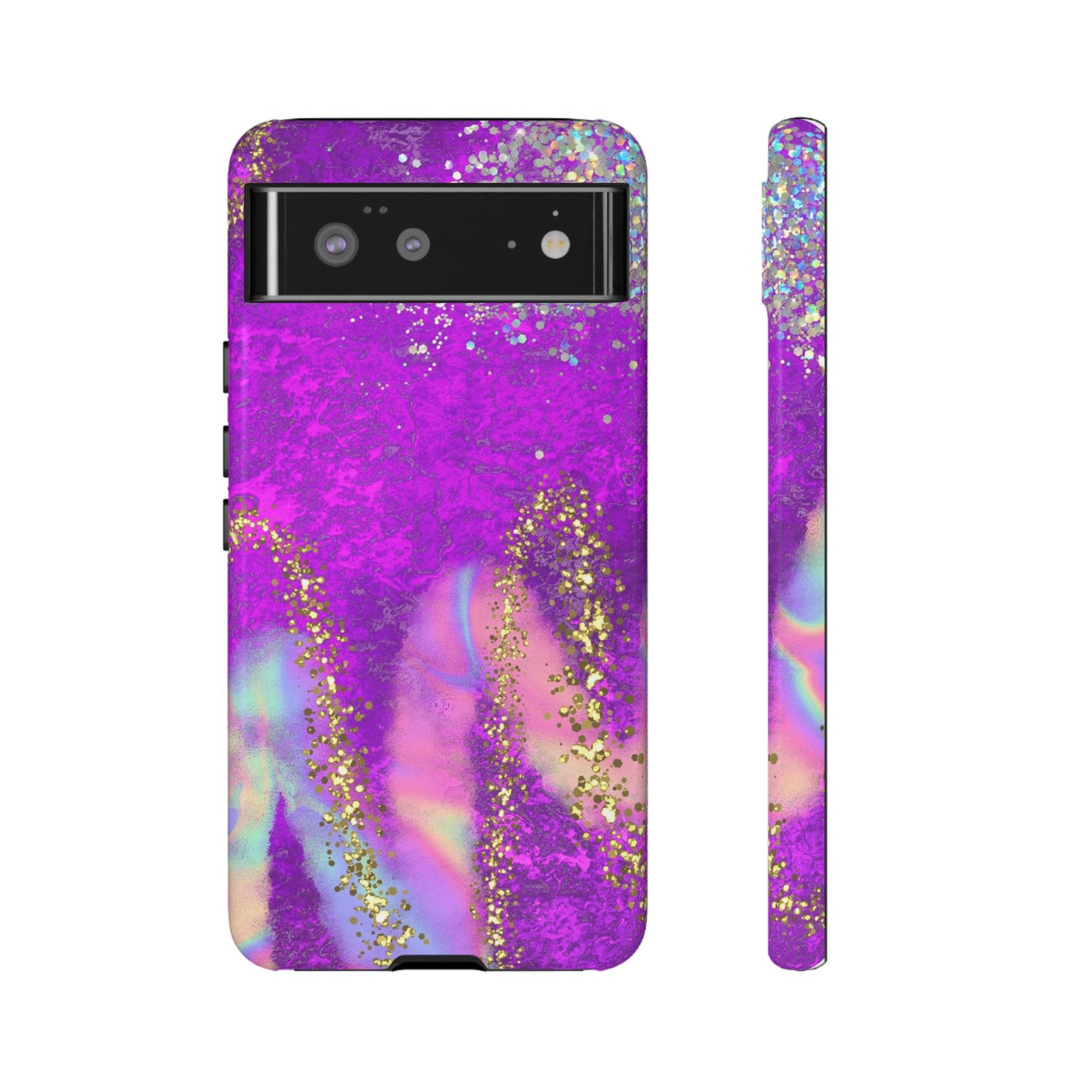 Purple galaxy swirl Iphone/Galaxy  Tough Case