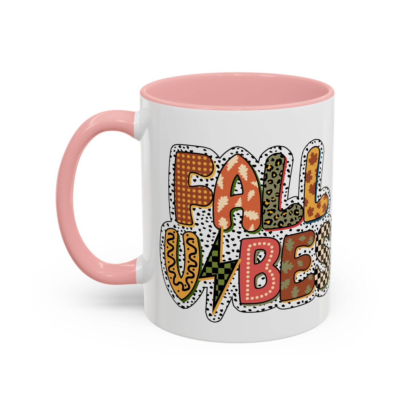 Fall Vibes Cute Accent Coffee Mug (11, 15oz)