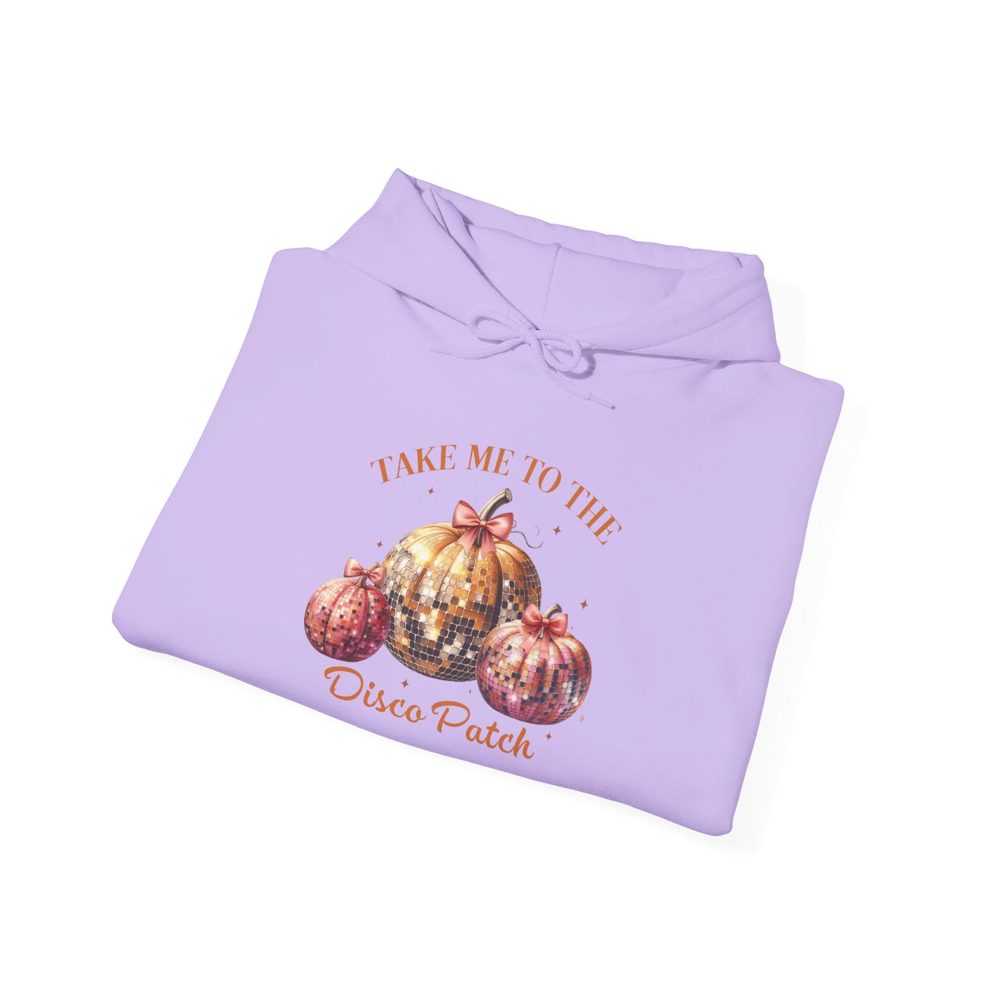 TAKE ME TO THE DISCO PATCH HALLOWEEN FALL Unisex Heavy Blend™ Hooded Sweatshirt