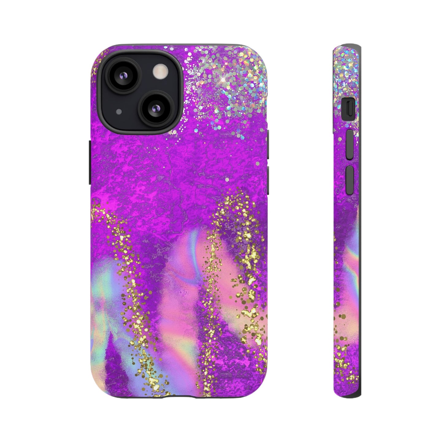 Purple galaxy swirl Iphone/Galaxy  Tough Case