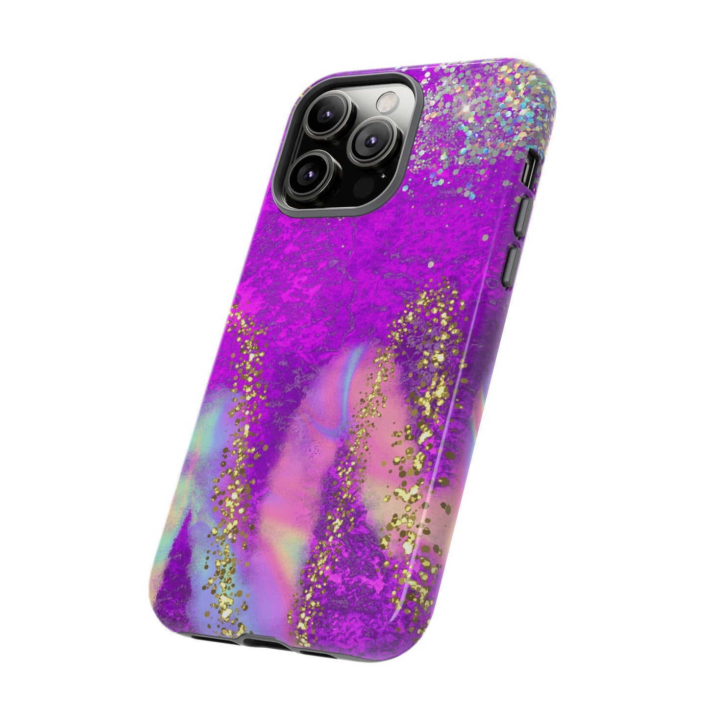 Purple galaxy swirl Iphone/Galaxy  Tough Case