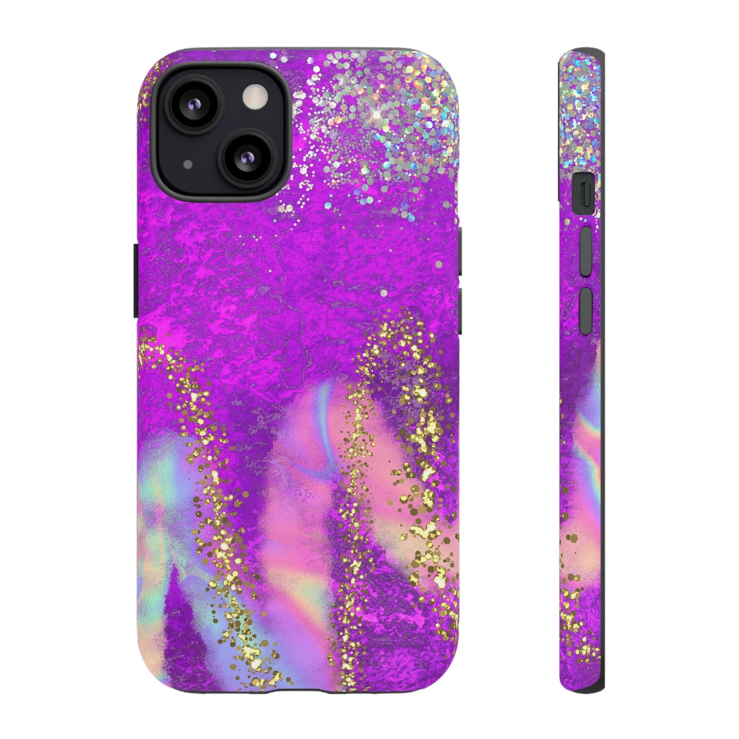 Purple galaxy swirl Iphone/Galaxy  Tough Case