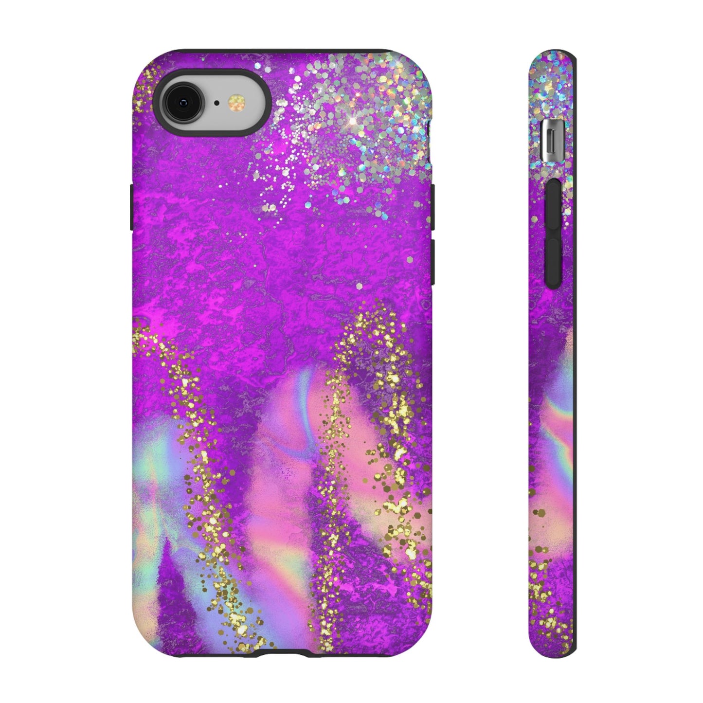 Purple galaxy swirl Iphone/Galaxy  Tough Case