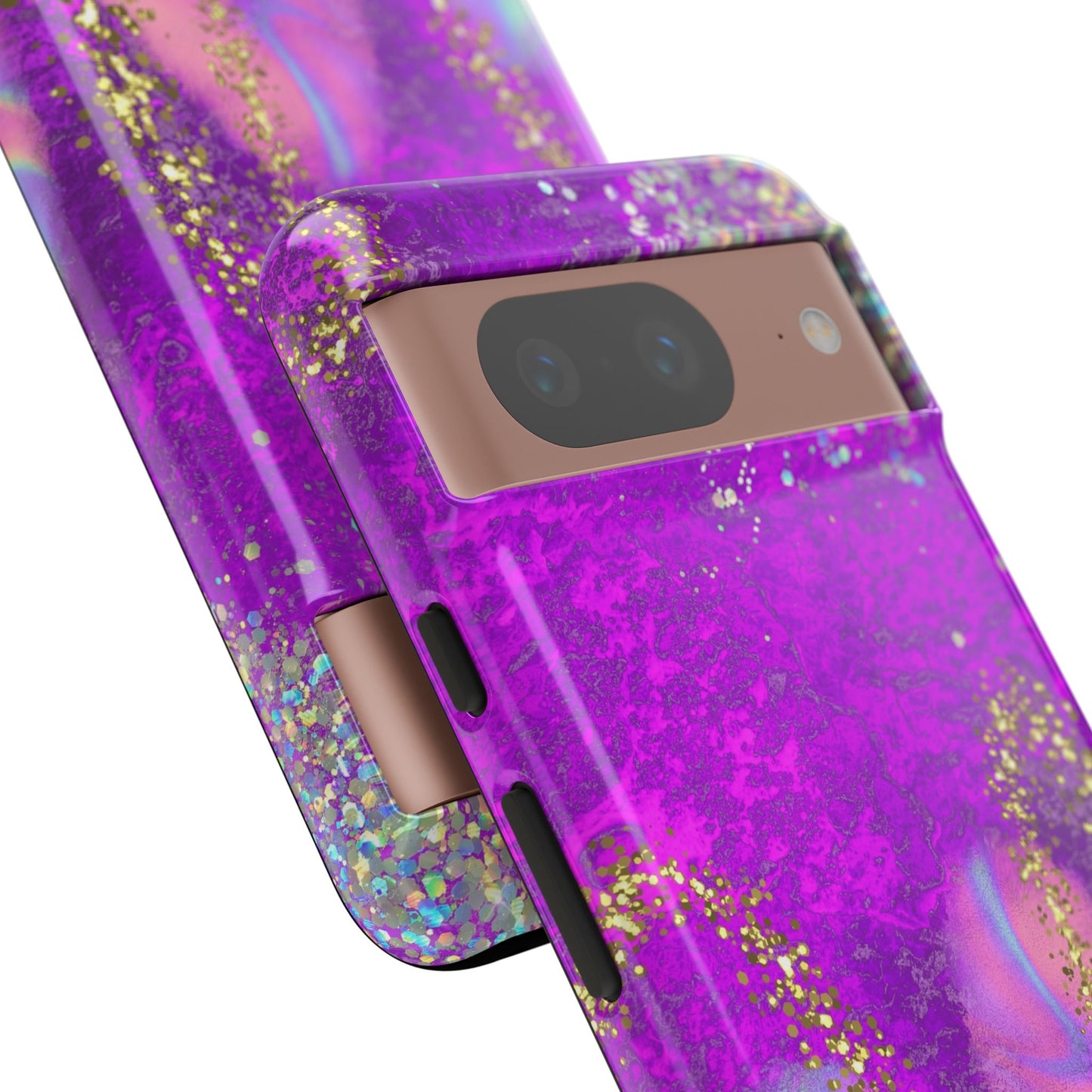 Purple galaxy swirl Iphone/Galaxy  Tough Case