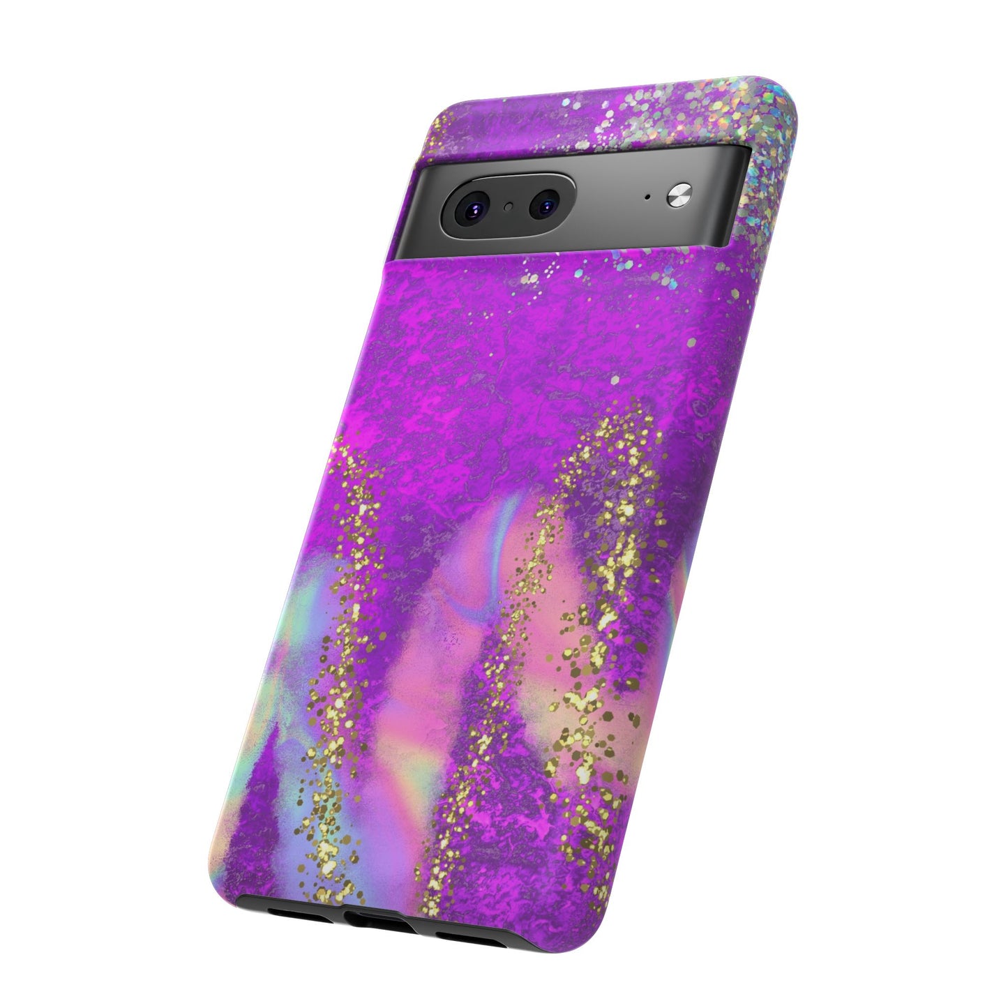 Purple galaxy swirl Iphone/Galaxy  Tough Case