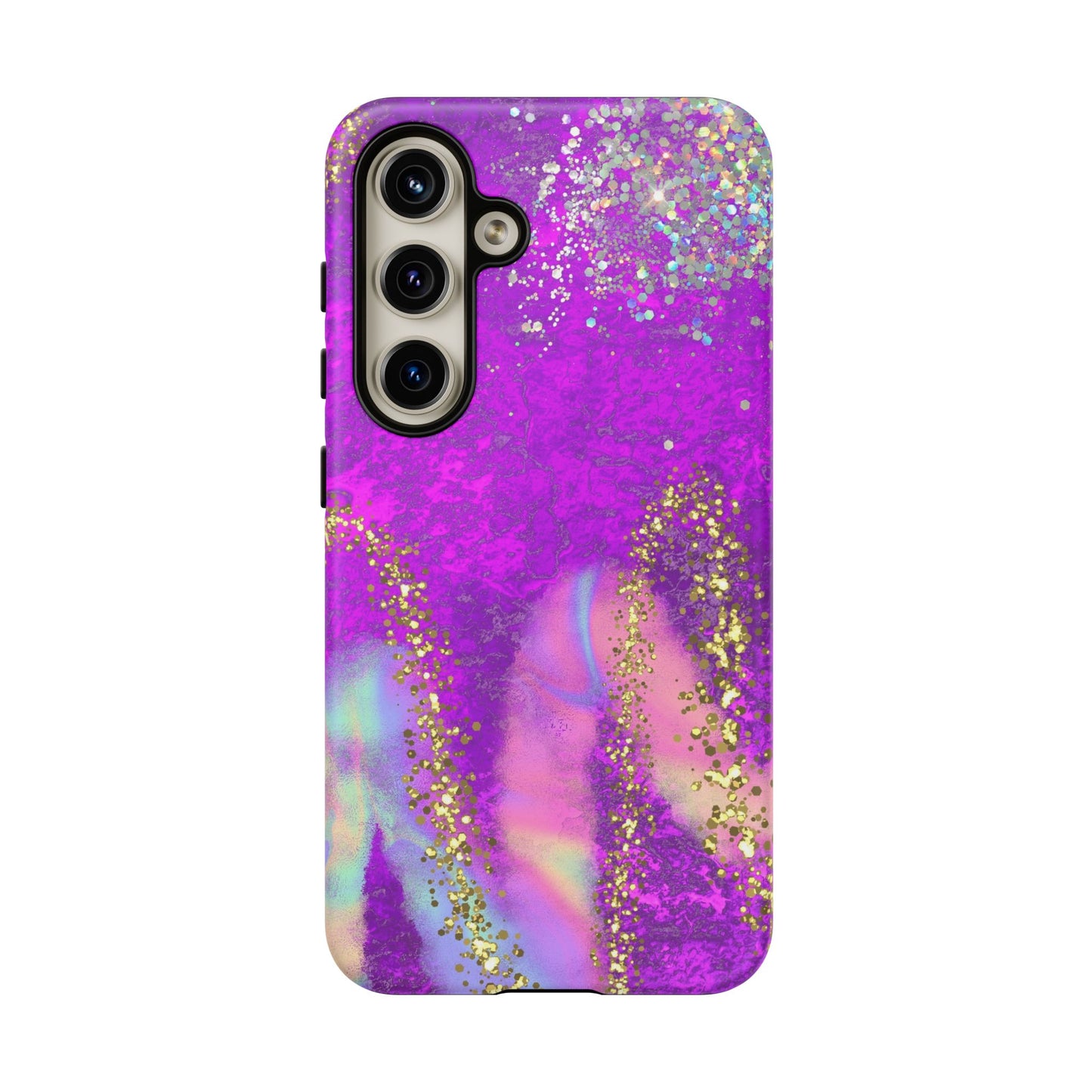 Purple galaxy swirl Iphone/Galaxy  Tough Case