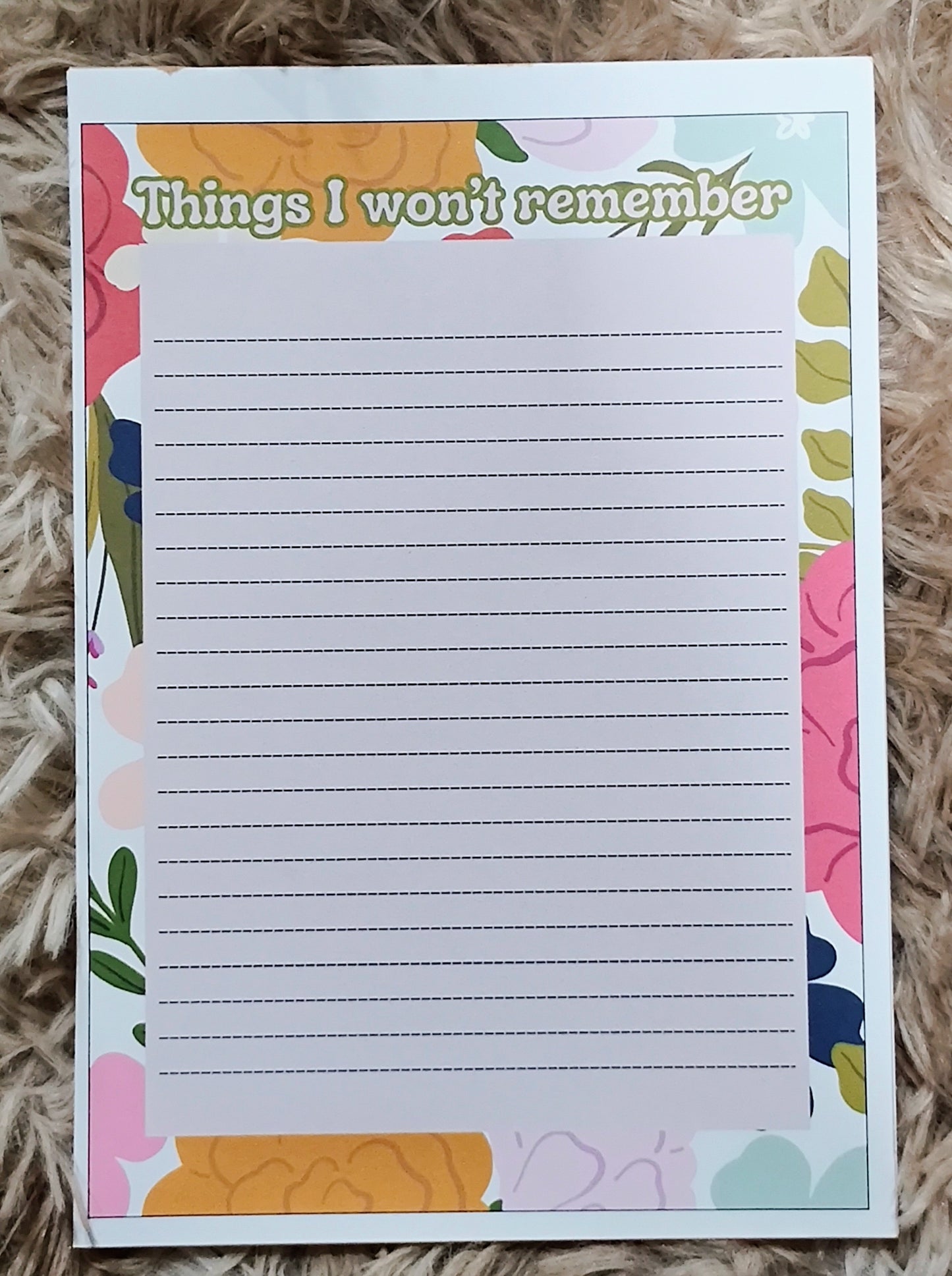 Handmade Note Pad-5x7