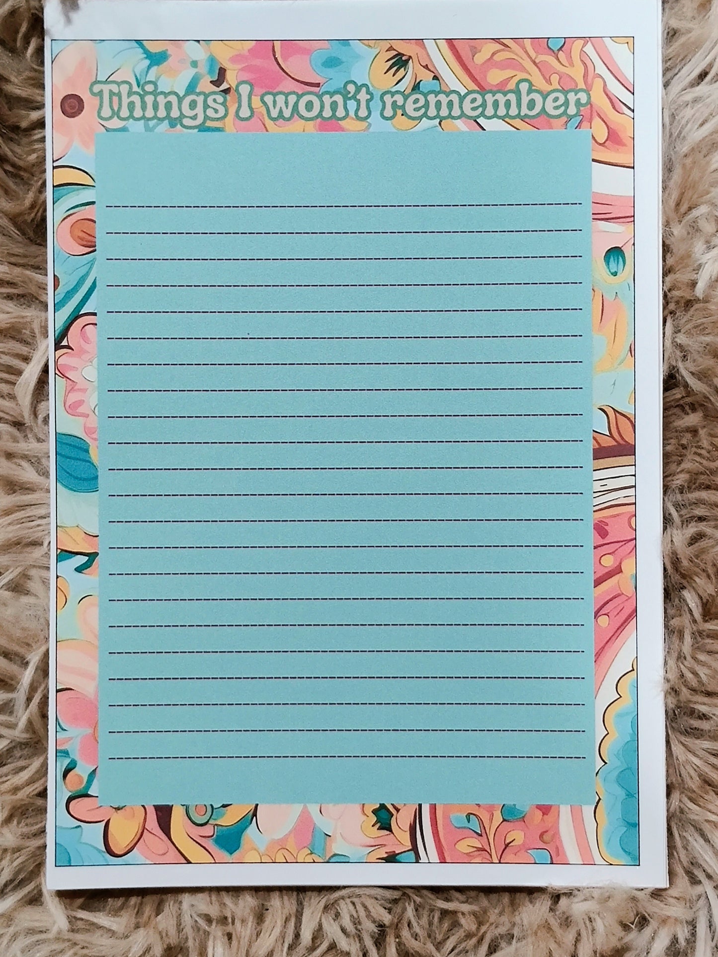 Handmade Note Pad-5x7