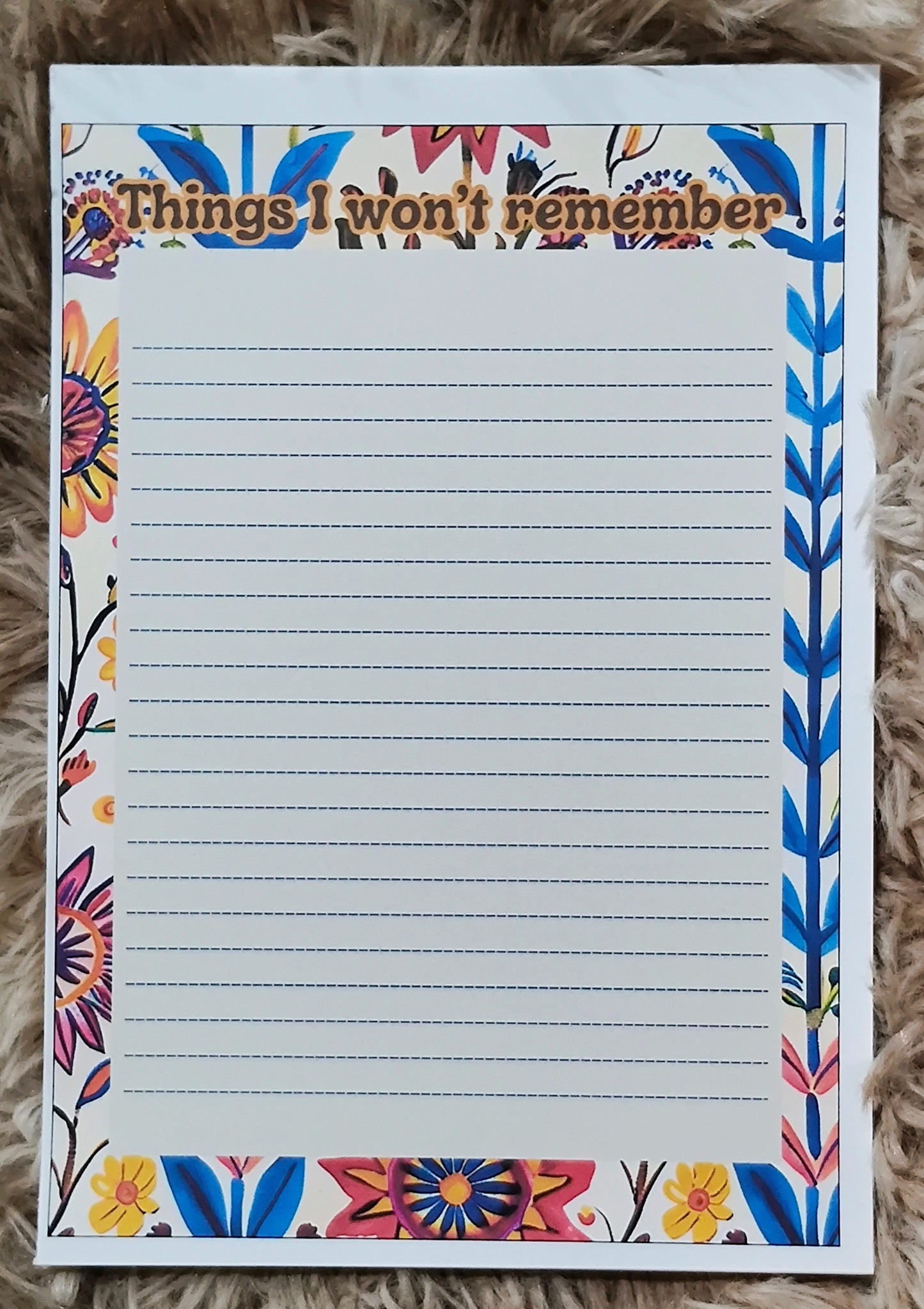 Handmade Note Pad-5x7